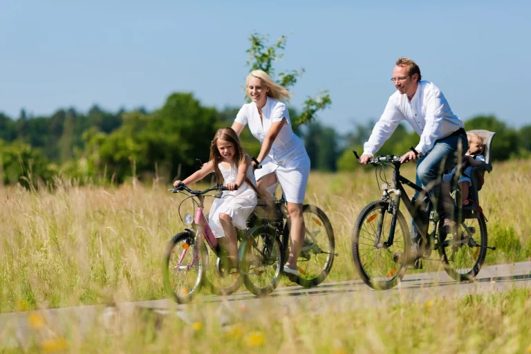 Radfahren mit der Familie
